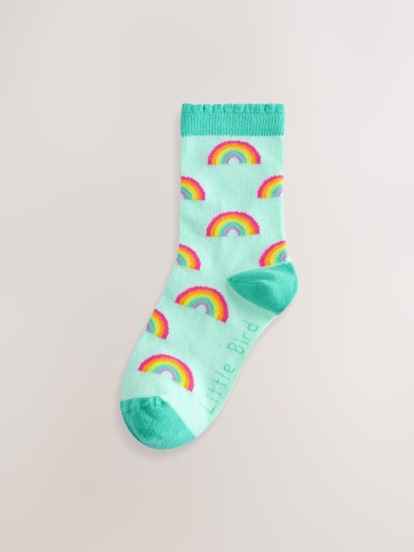 Little Bird by Jools Oliver Multi Rainbow Socks 5 Pack image 3