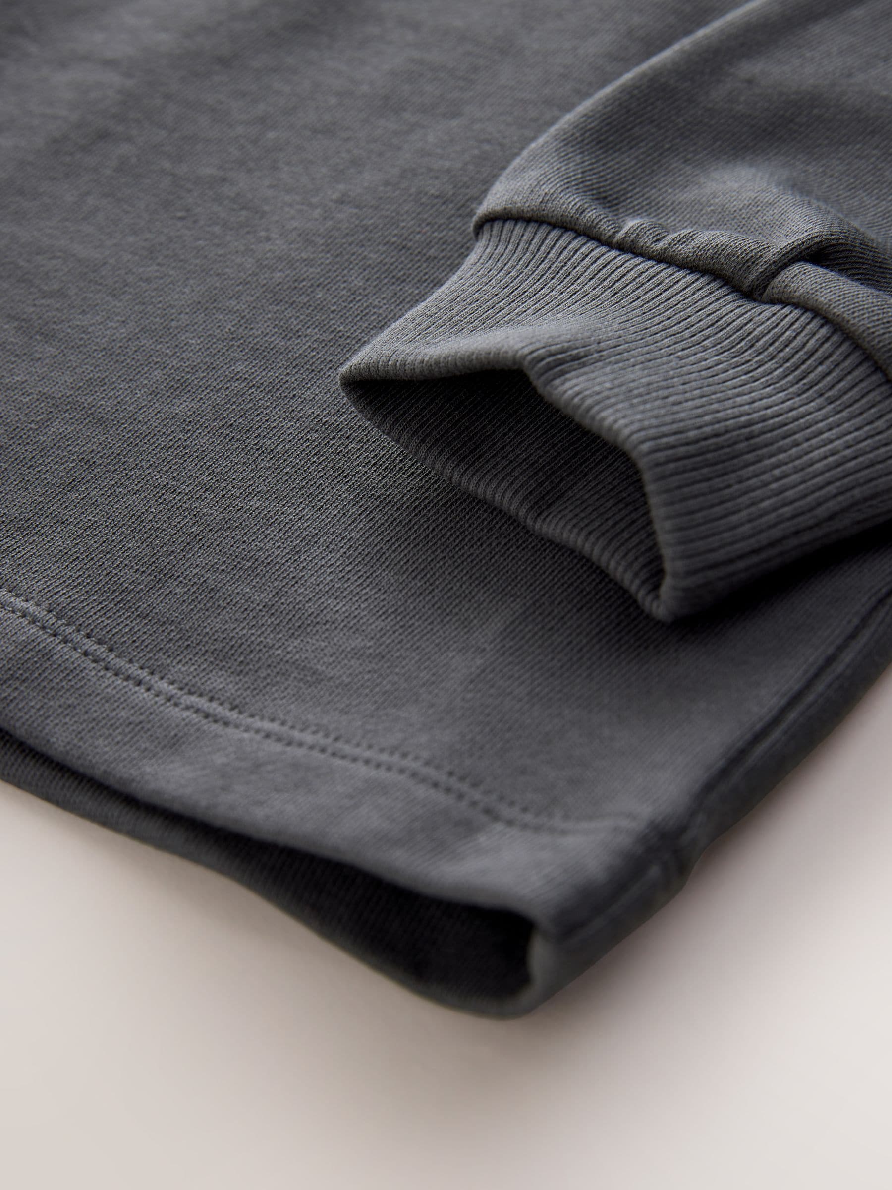 Dsiney Kidz - Charcoal Grey Relaxed Fit Long Sleeve Heavyweight T-Shirt (3-16yrs) image 4