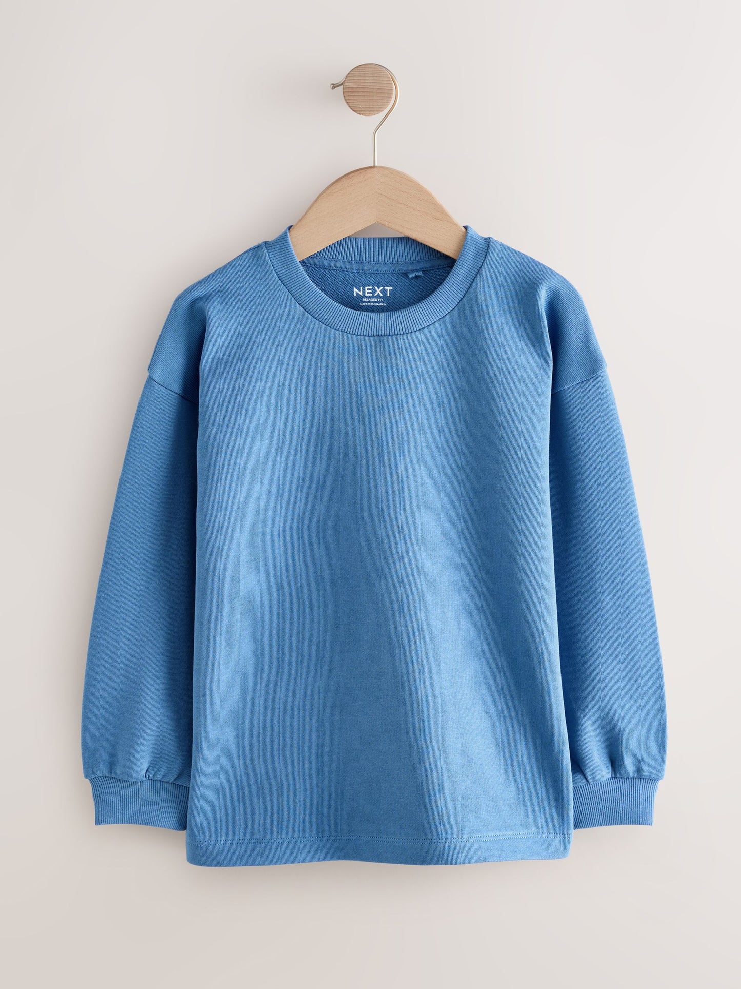 Dsiney Kidz - Blue Relaxed Fit Long Sleeve Heavyweight T-Shirt (3-16yrs) image 1