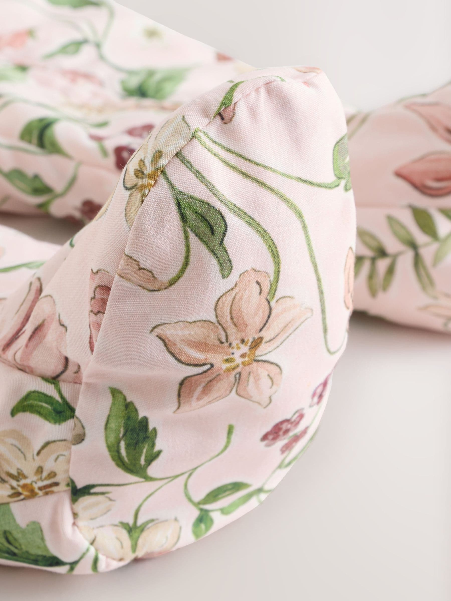 Pink Floral All-Over Printed Double Zip Baby Hooded Pramsuit (0mths-2yrs) image 8