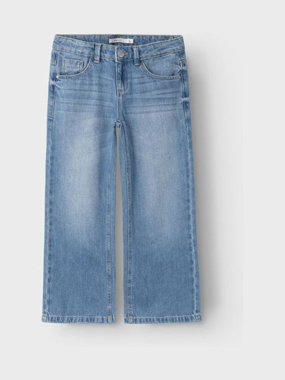 Dsiney Kidz - Name It Mid Blue Wide Leg Jeans image 3