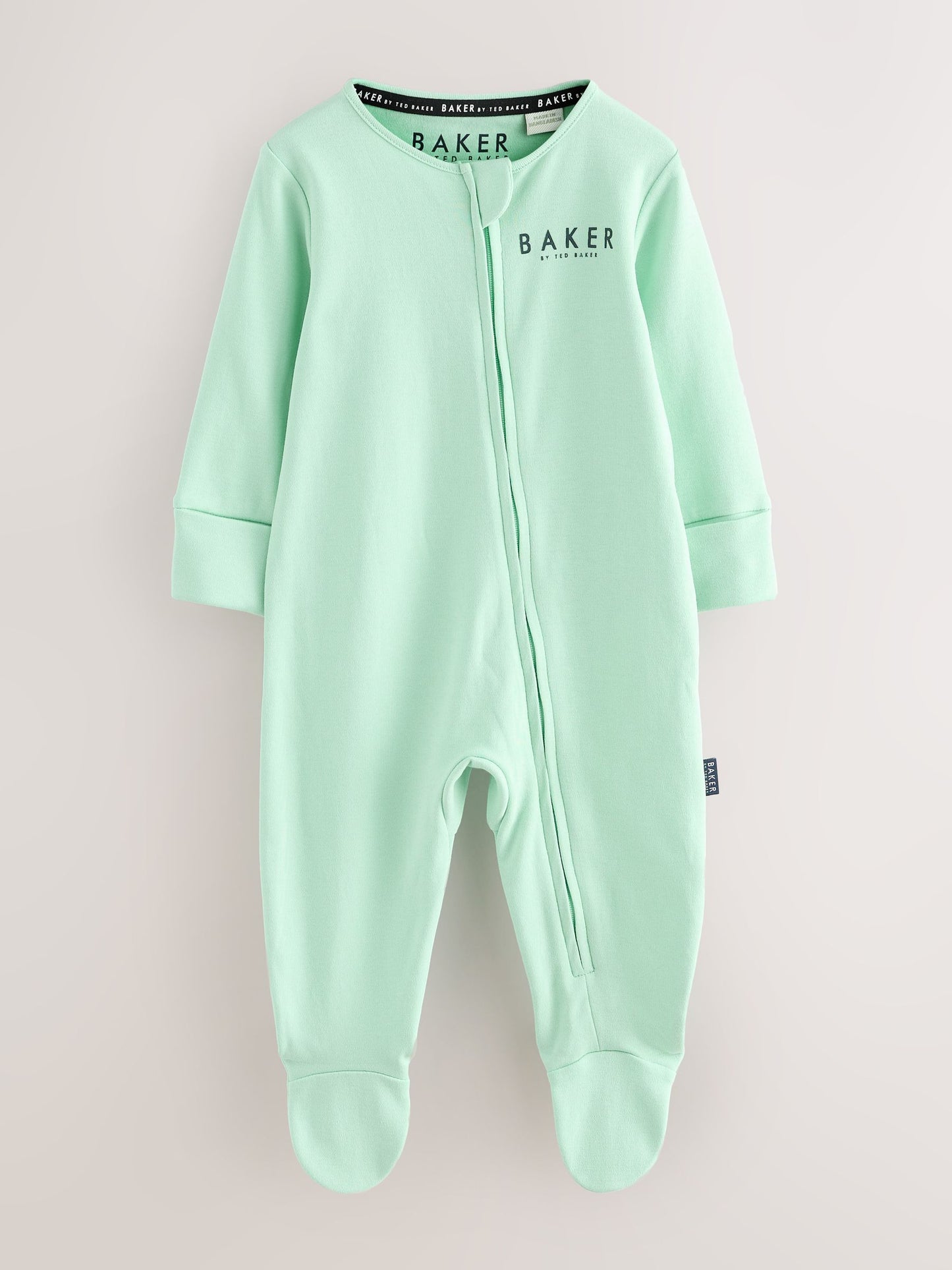 Baker by Ted Baker Blue/Green Baker by Ted Baker 3 Pack Sleepsuits image 4