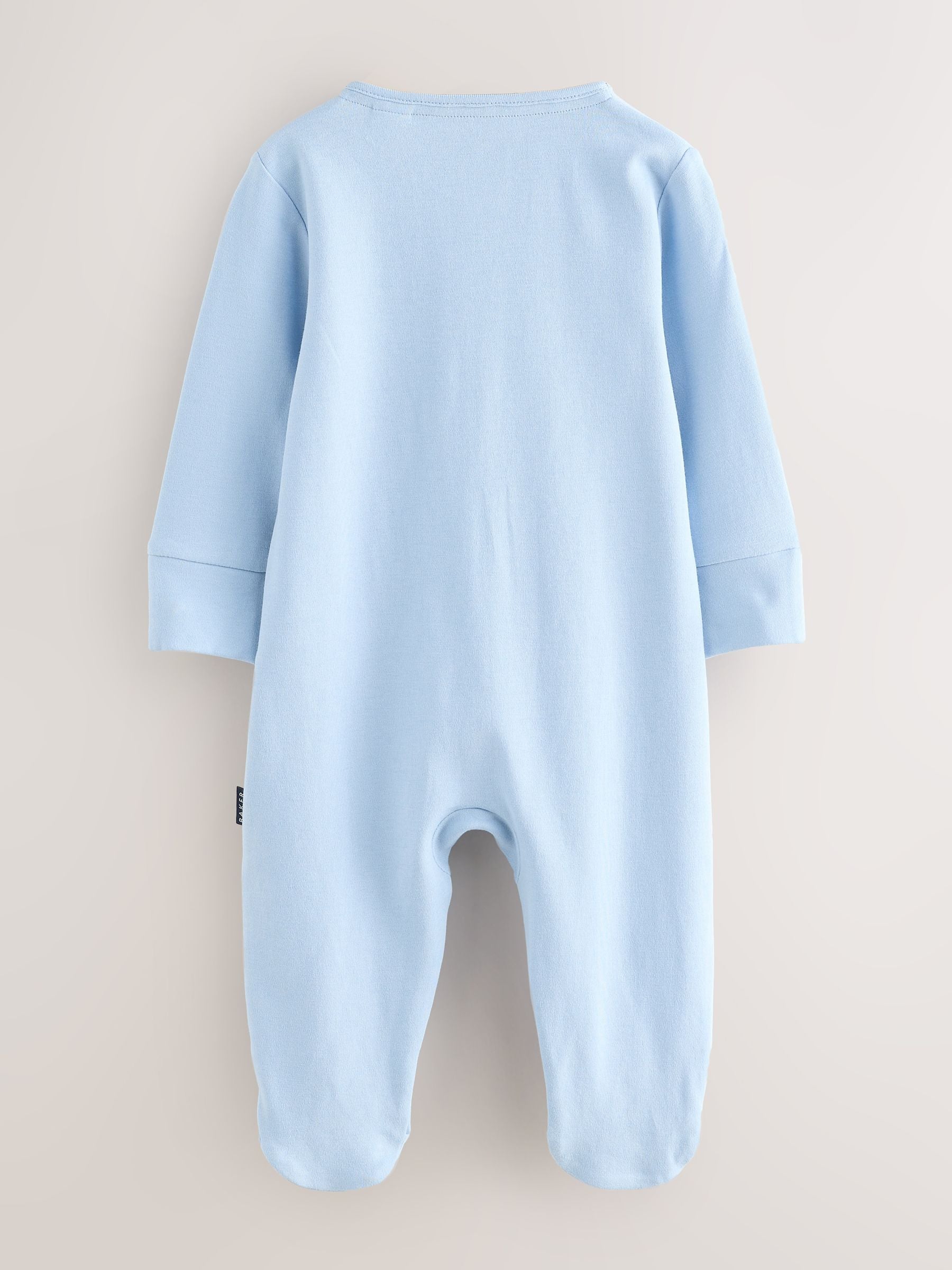 Baker by Ted Baker Blue/Green Baker by Ted Baker 3 Pack Sleepsuits image 5