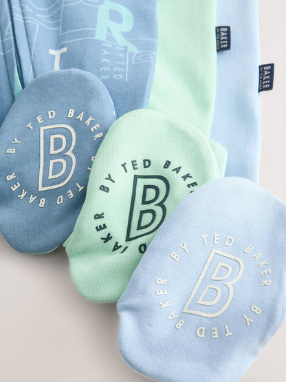 Baker by Ted Baker 3 Pack Sleepsuits image 7