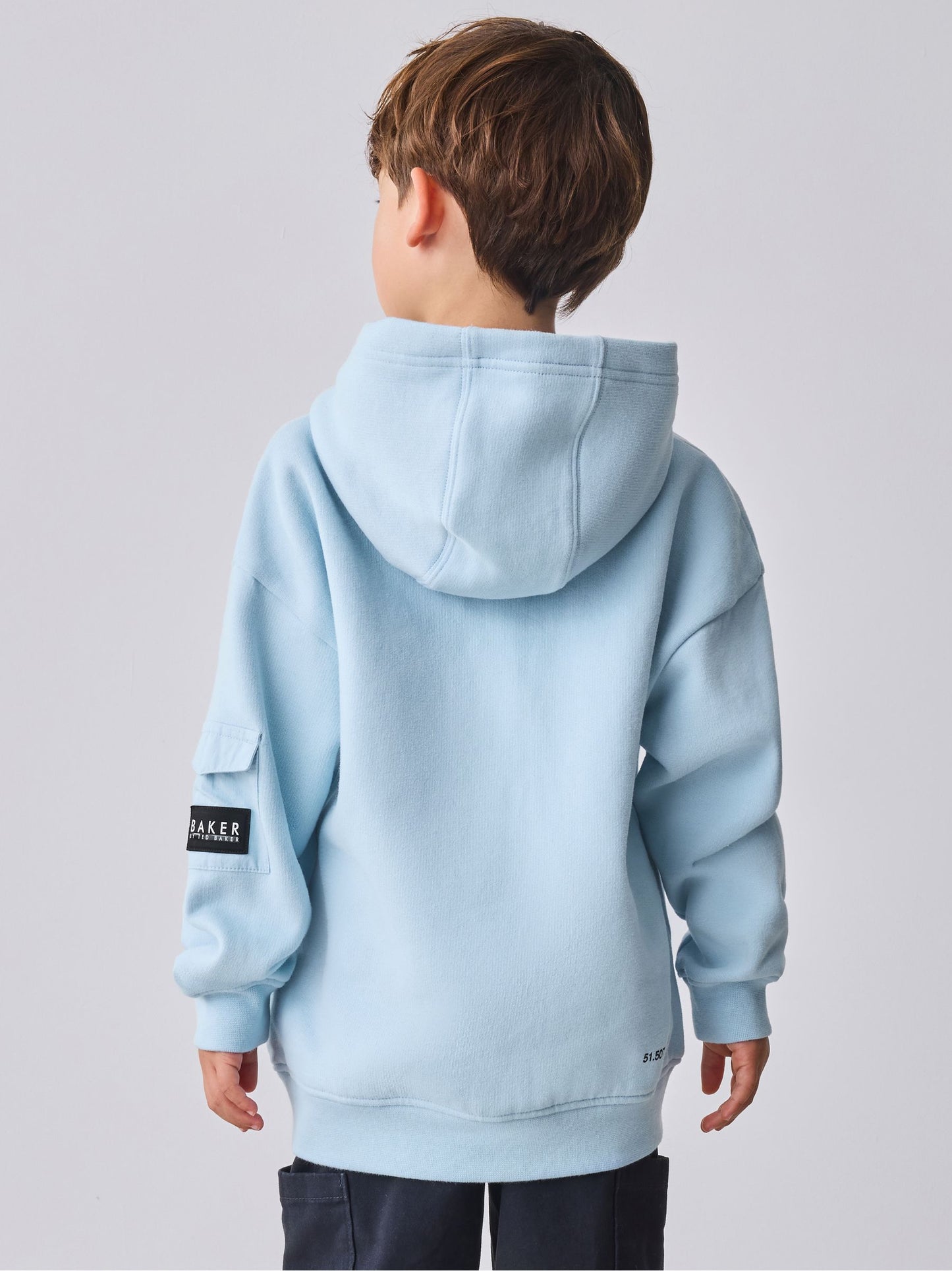 Baker by Ted Baker Oversized Embossed Hoodie image 2