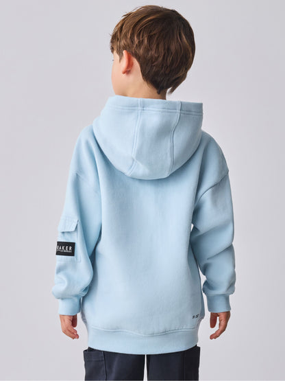 Baker by Ted Baker Oversized Embossed Hoodie image 2