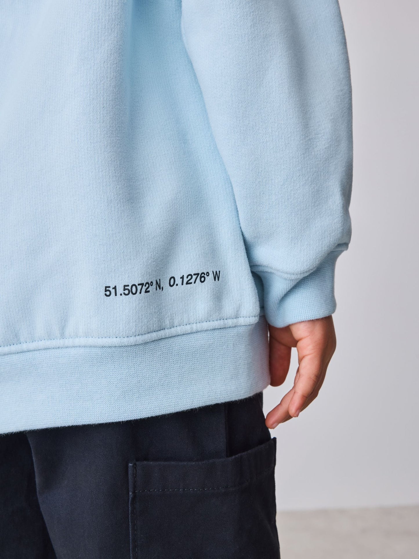 Baker by Ted Baker Oversized Embossed Hoodie image 5