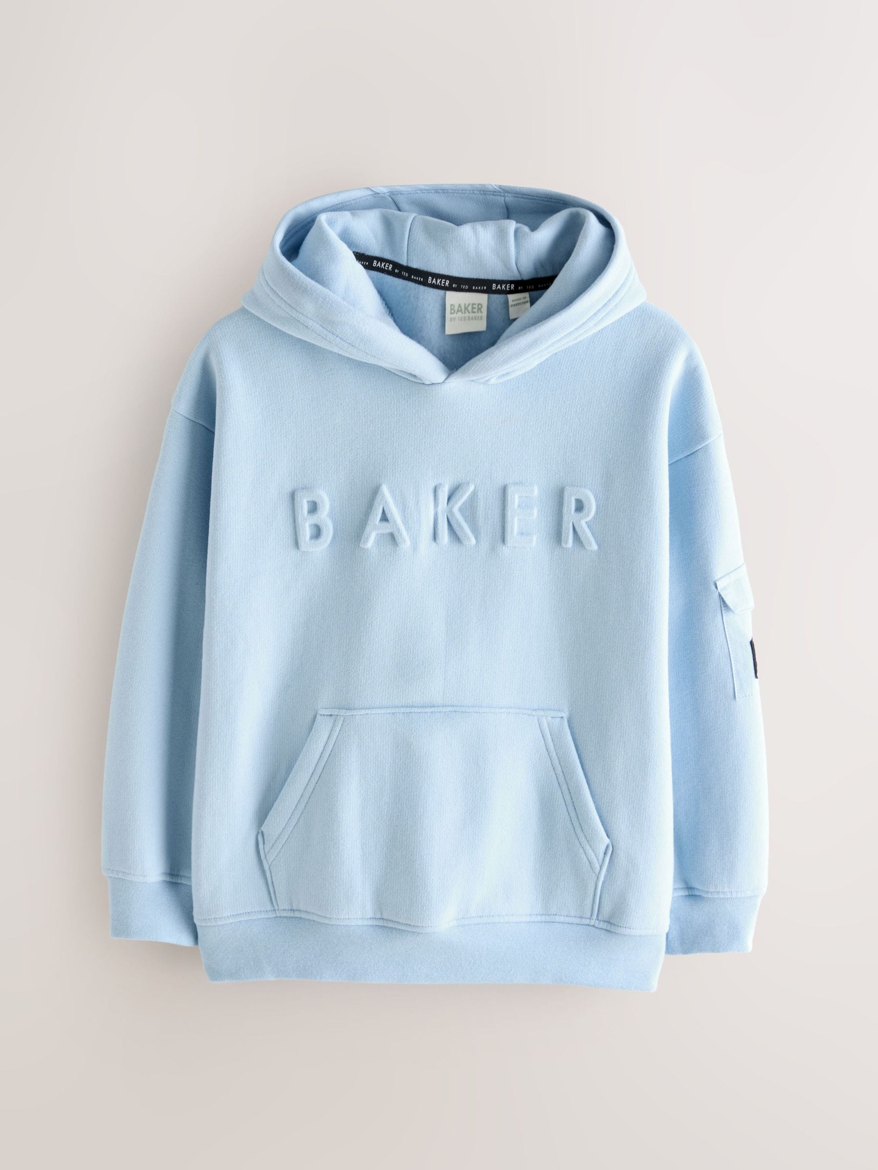 Baker by Ted Baker Oversized Embossed Hoodie image 6