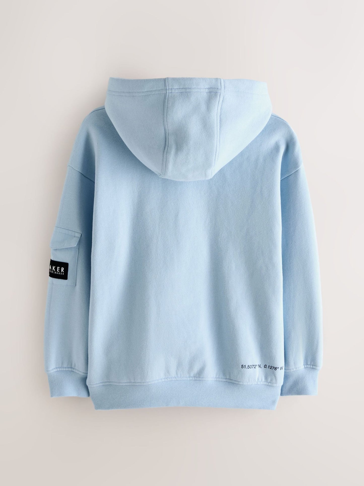Baker by Ted Baker Oversized Embossed Hoodie image 7