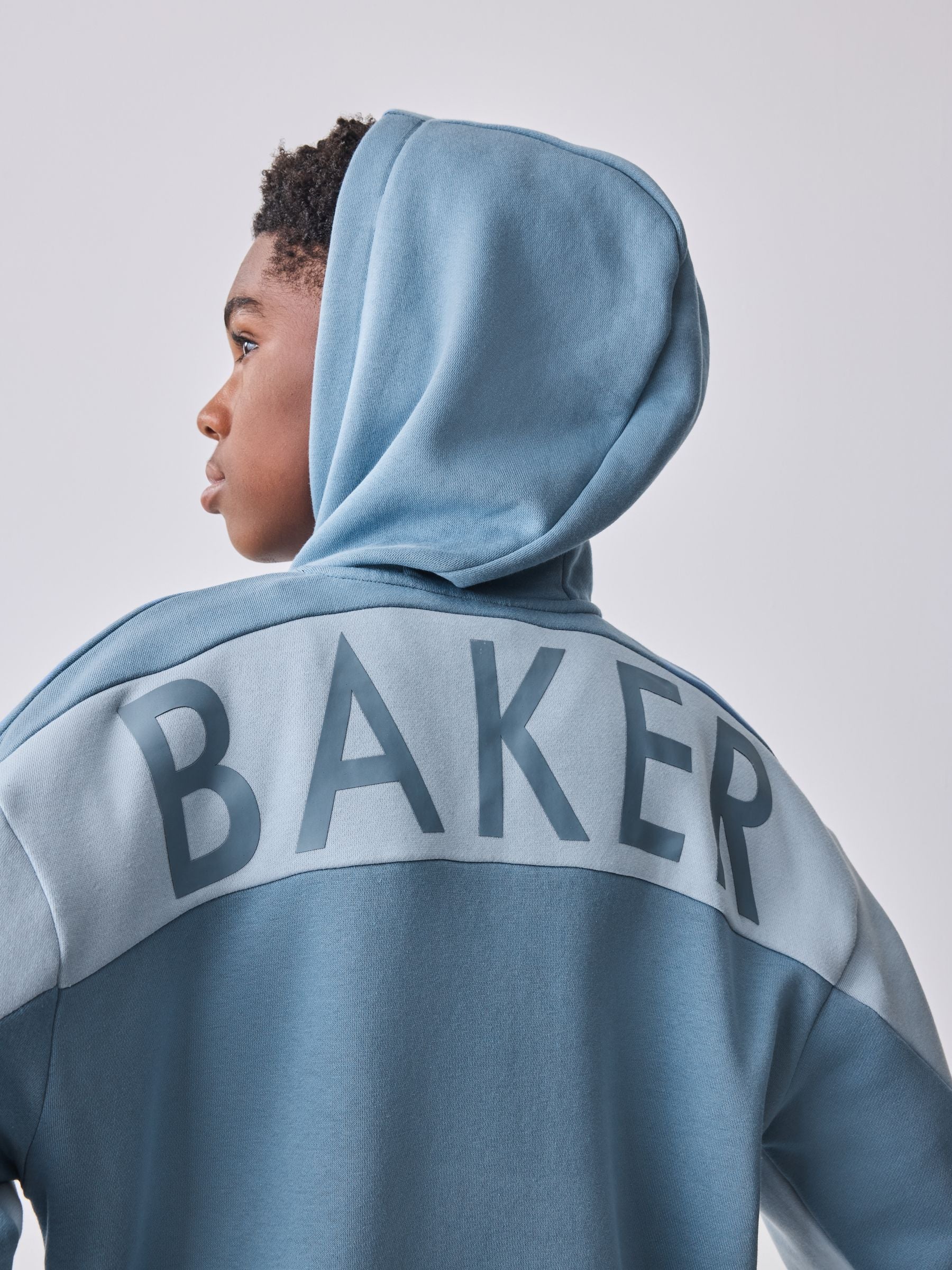 Baker by Ted Baker Oversized Back Graphic Hoodie image 1