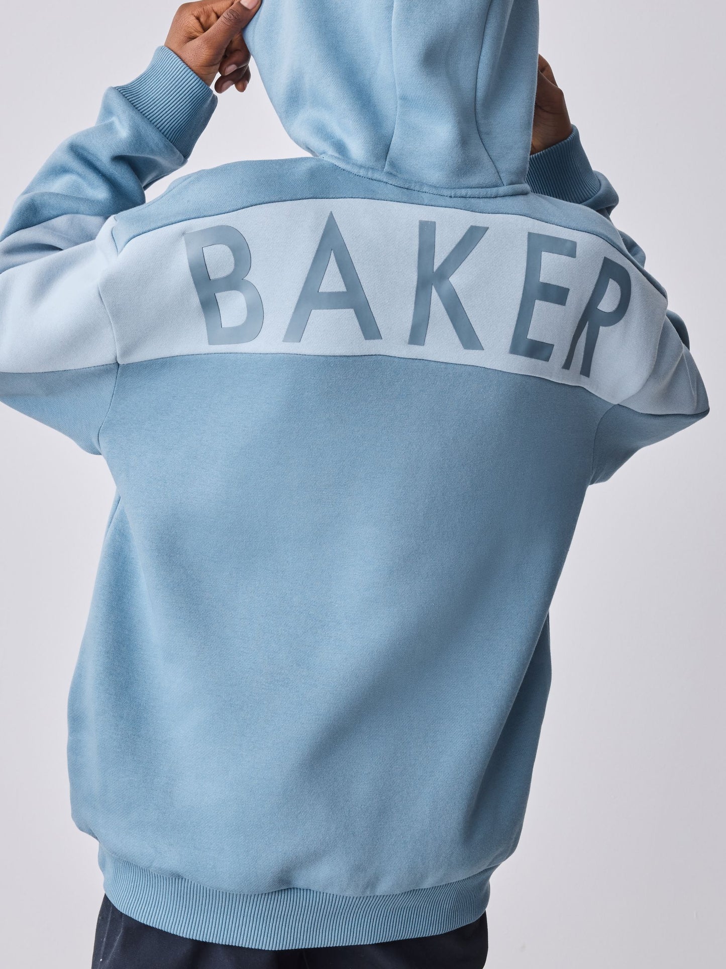 Baker by Ted Baker Oversized Back Graphic Hoodie image 5