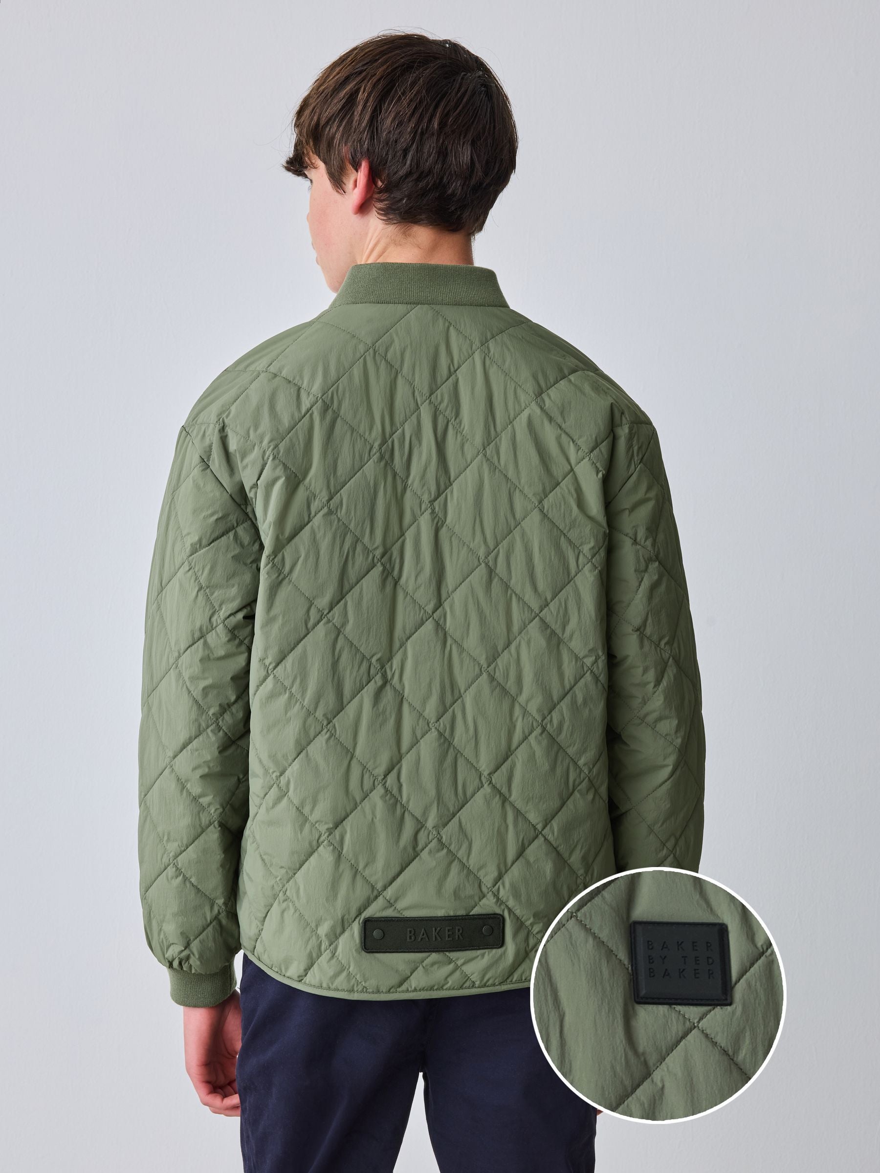 Baker by Ted Baker Sage Green Quilted Jacket image 2
