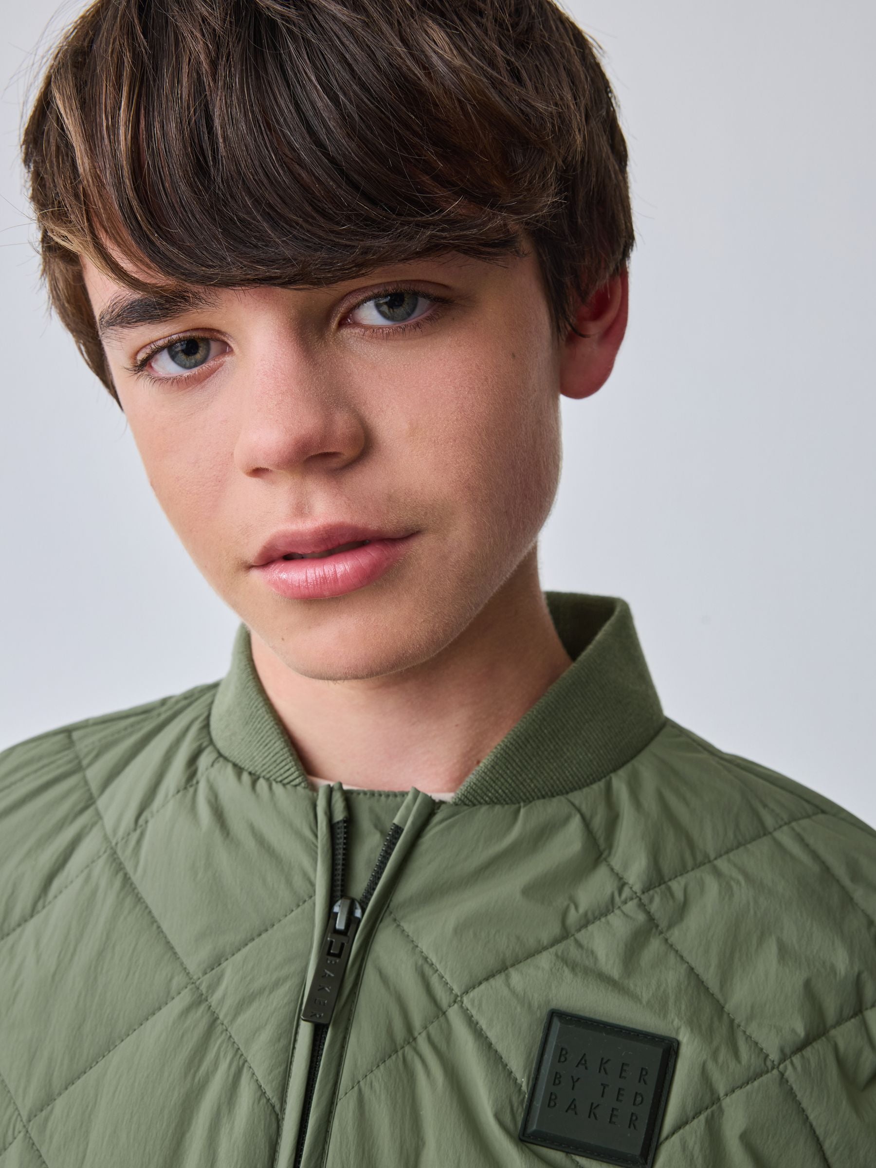 Baker by Ted Baker Sage Green Quilted Jacket image 5