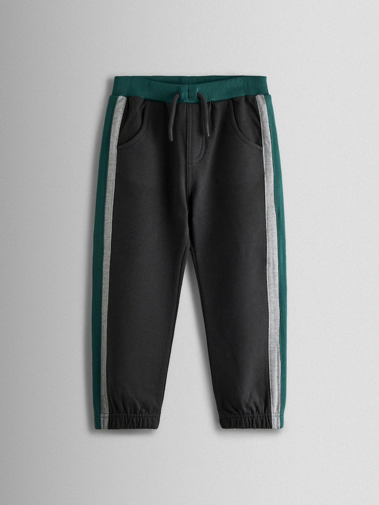 JoJo Maman Bébé Grey Race Track 2-Piece Drop Shoulder Sweatshirt & Joggers Set