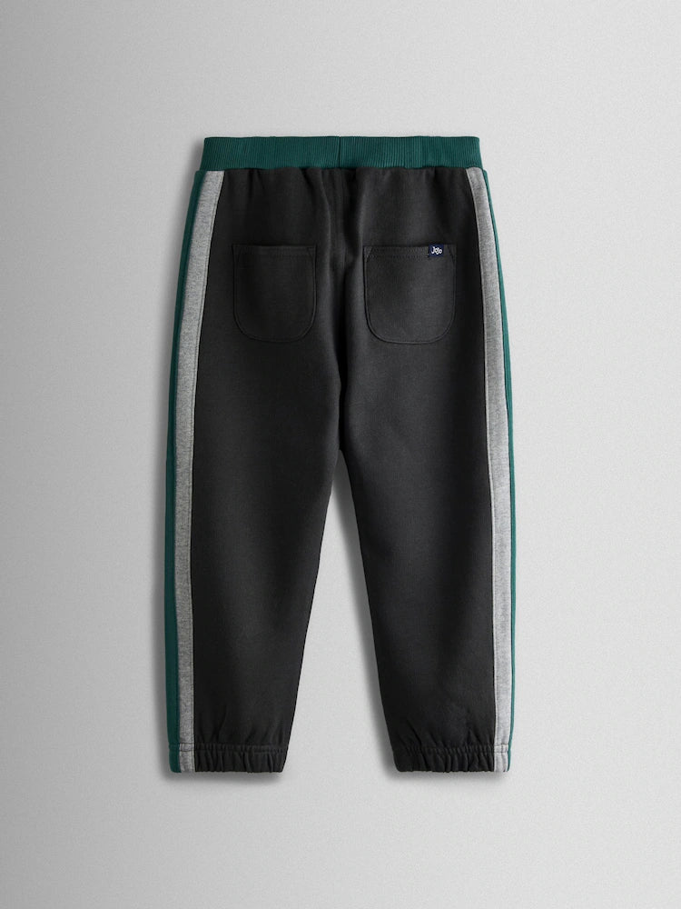 JoJo Maman Bébé Grey Race Track 2-Piece Drop Shoulder Sweatshirt & Joggers Set