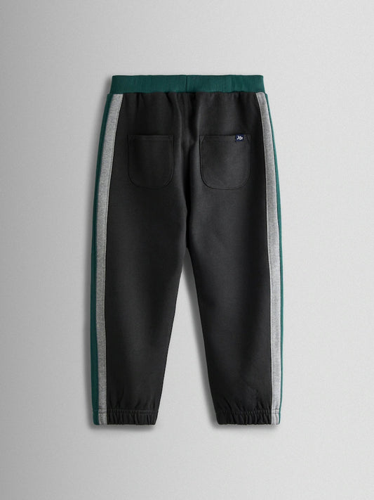 JoJo Maman Bébé Grey Race Track 2-Piece Drop Shoulder Sweatshirt & Joggers Set