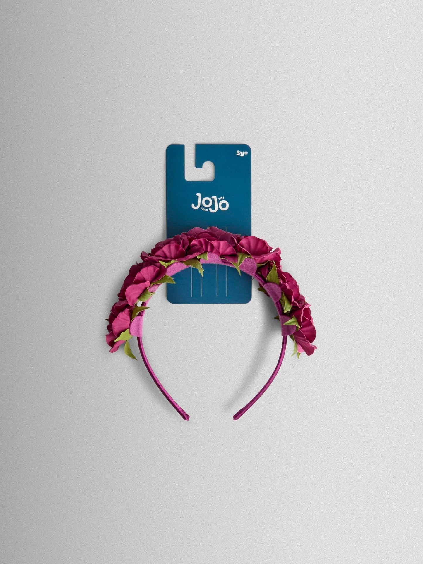 JoJo Maman Bébé Purple Floral Alice Headband image 1