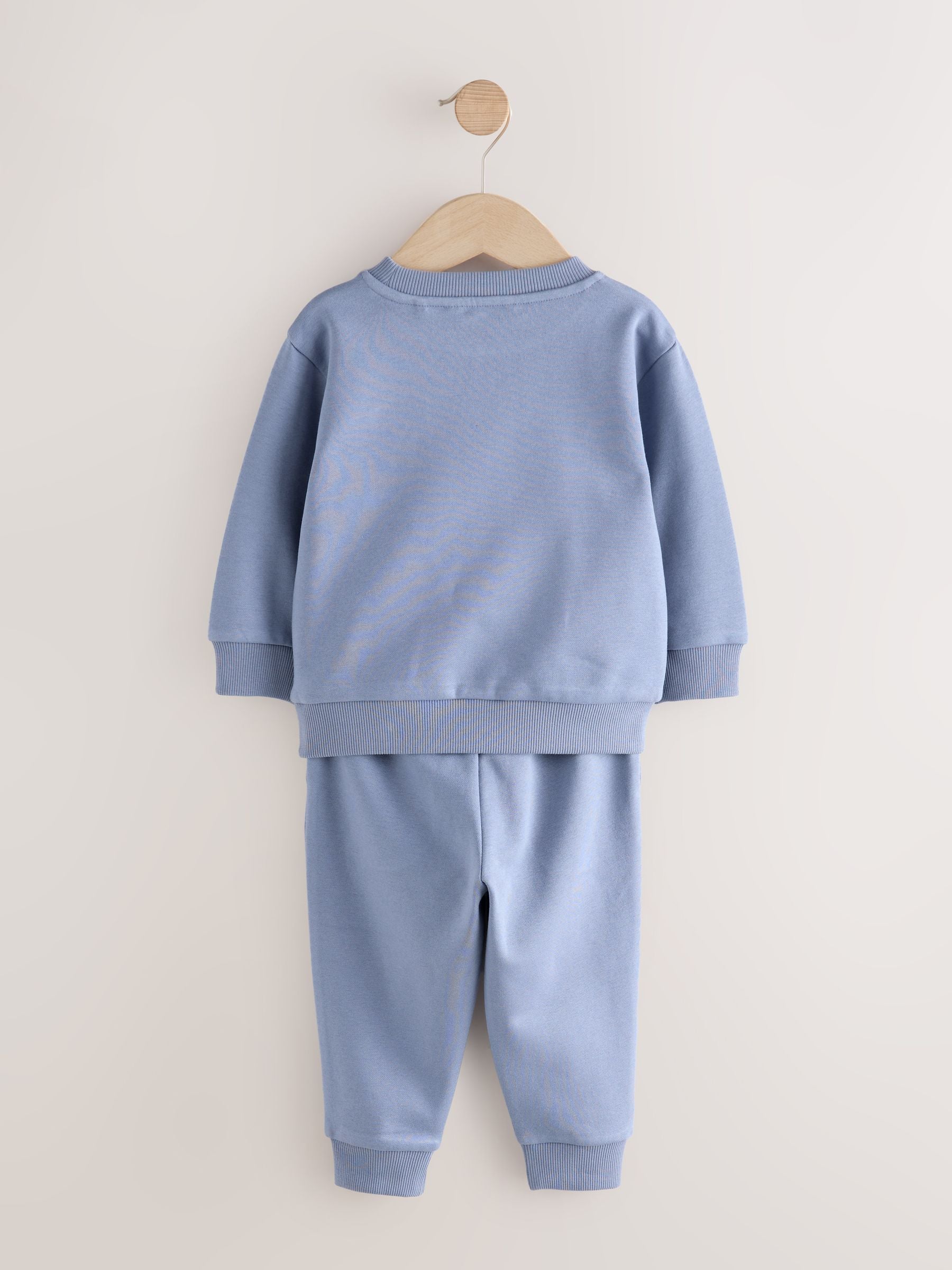 Blue Sweatshirts and Joggers Set 3 Pack (3mths-7yrs) image 8