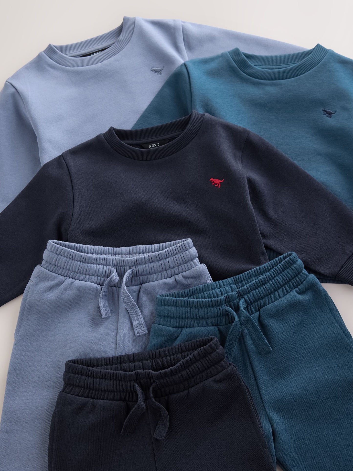 Blue Sweatshirts and Joggers Set 3 Pack (3mths-7yrs) image 9