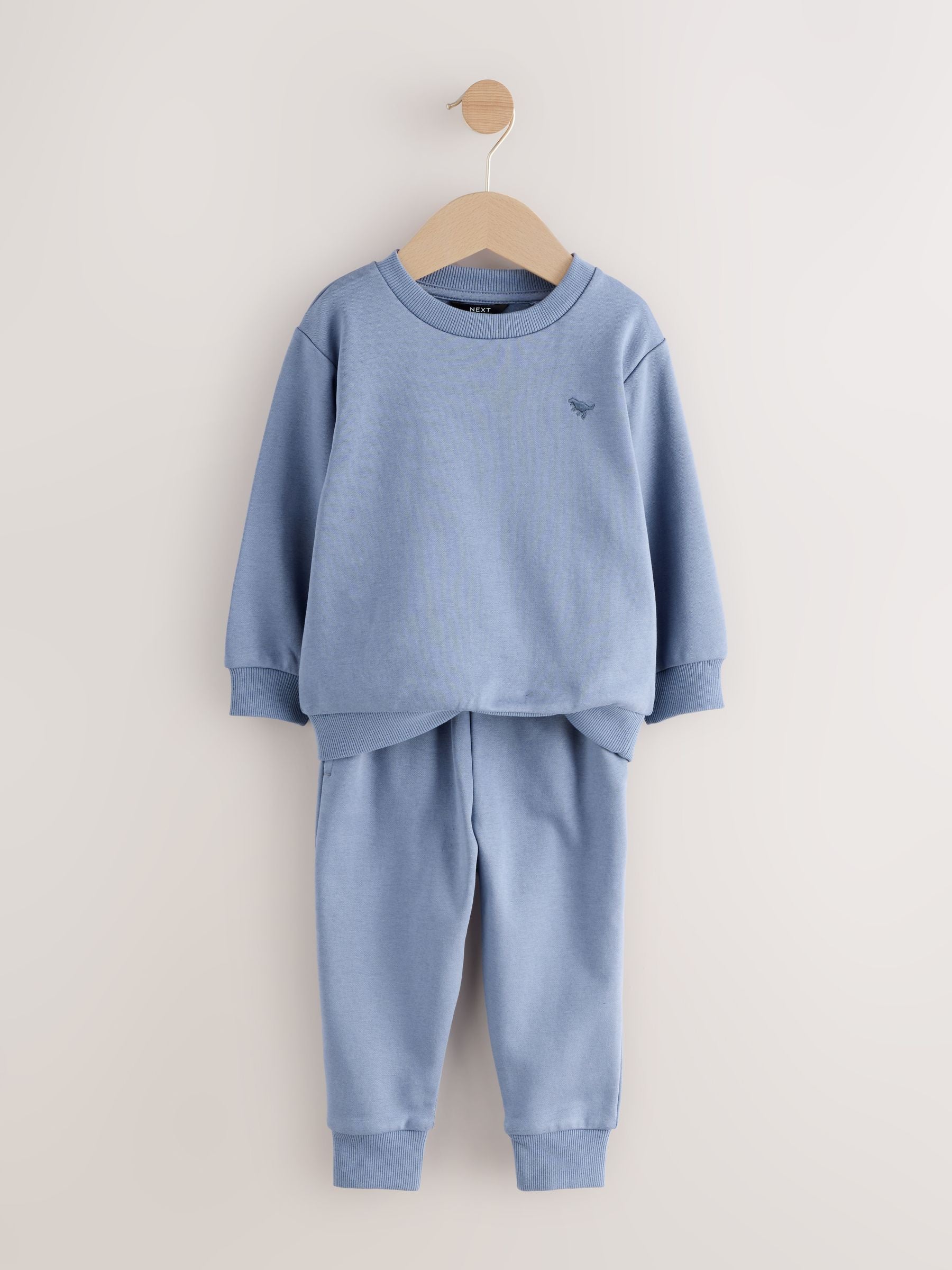 Light Blue Logo Sweatshirt And Joggers Set (3mths-7yrs) image 2