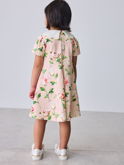 Baker by Ted Baker Lace Collared Ponte Dress image 2