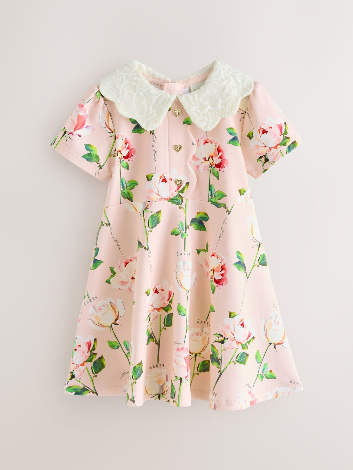 Baker by Ted Baker Lace Collared Ponte Dress image 6