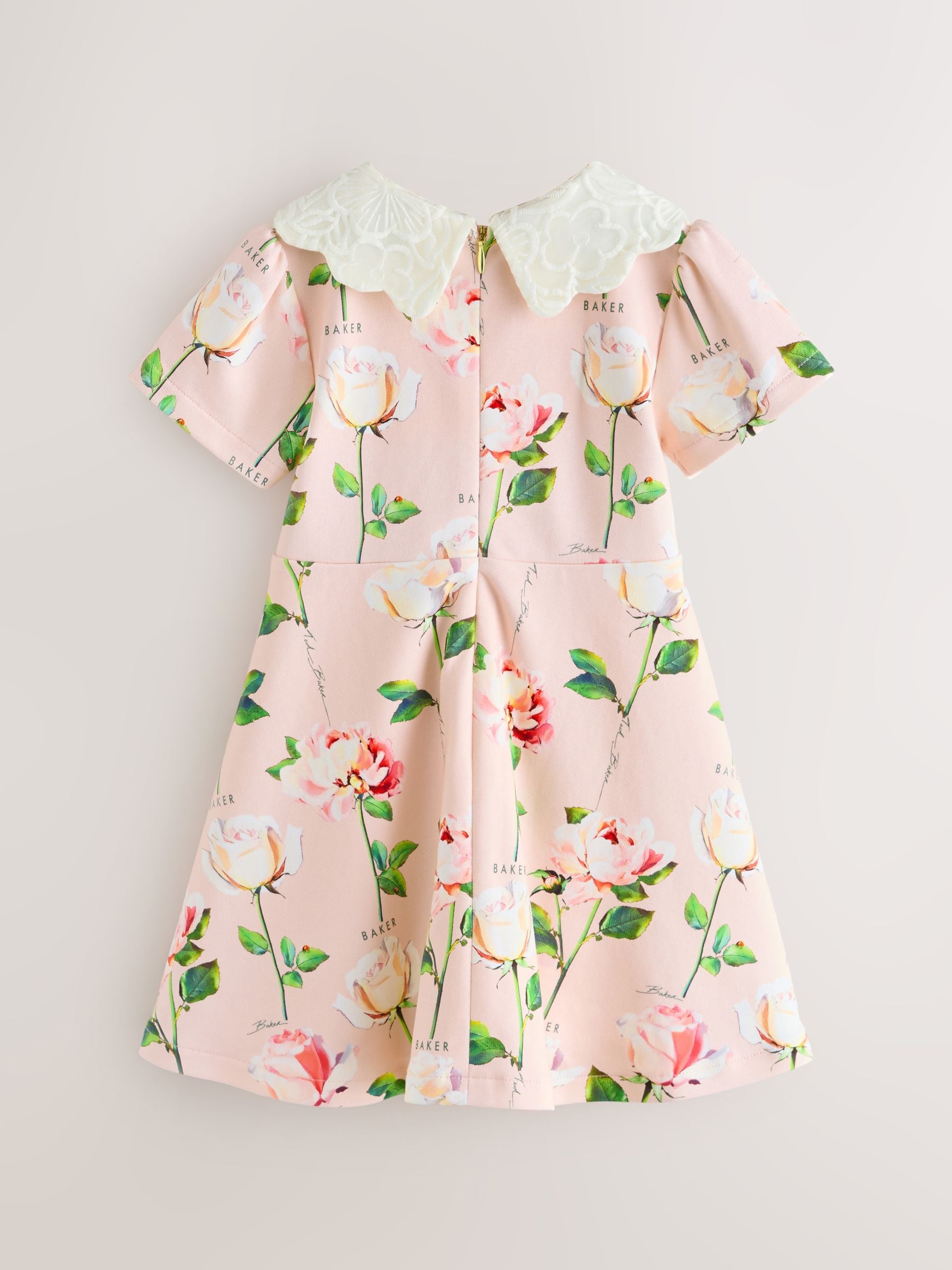 Baker by Ted Baker Lace Collared Ponte Dress image 7