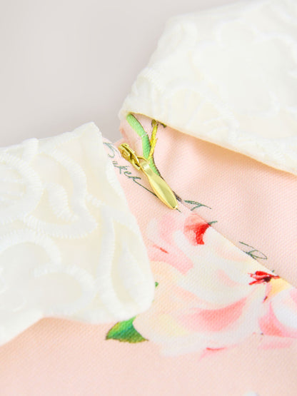 Baker by Ted Baker Lace Collared Ponte Dress image 9