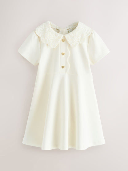 Baker by Ted Baker Lace Collared Ponte Dress image 5