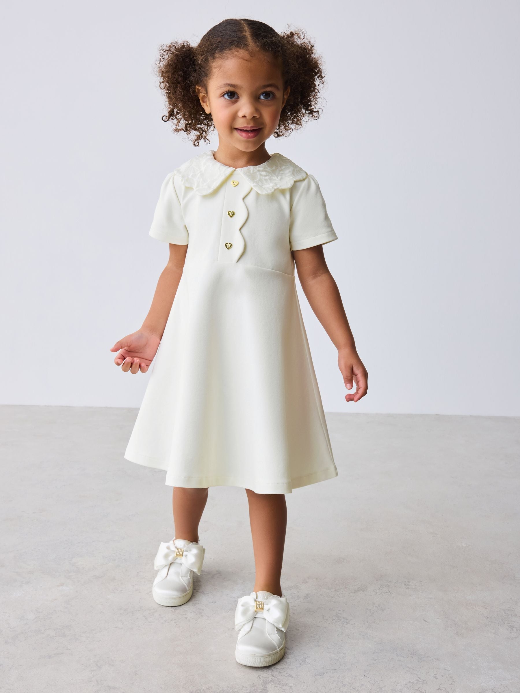 Baker by Ted Baker Lace Collared Ponte Dress image 1