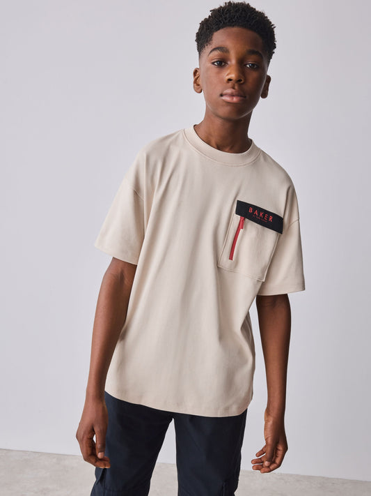 Baker by Ted Baker Oversized Pocket T-Shirt image 1