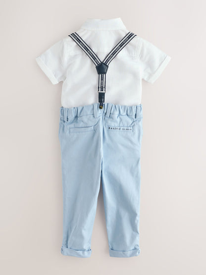 Baker by Ted Baker Shirt Trousers and Braces Set image 9