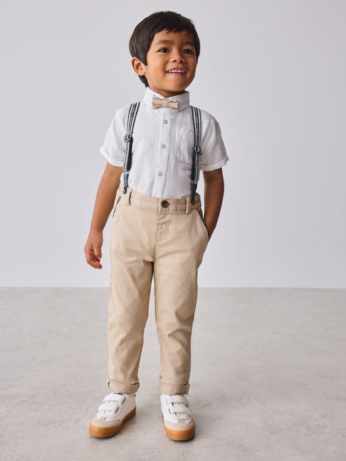 Dsiney Kidz - Baker by Ted Baker Shirt Trousers and Braces Set image 1