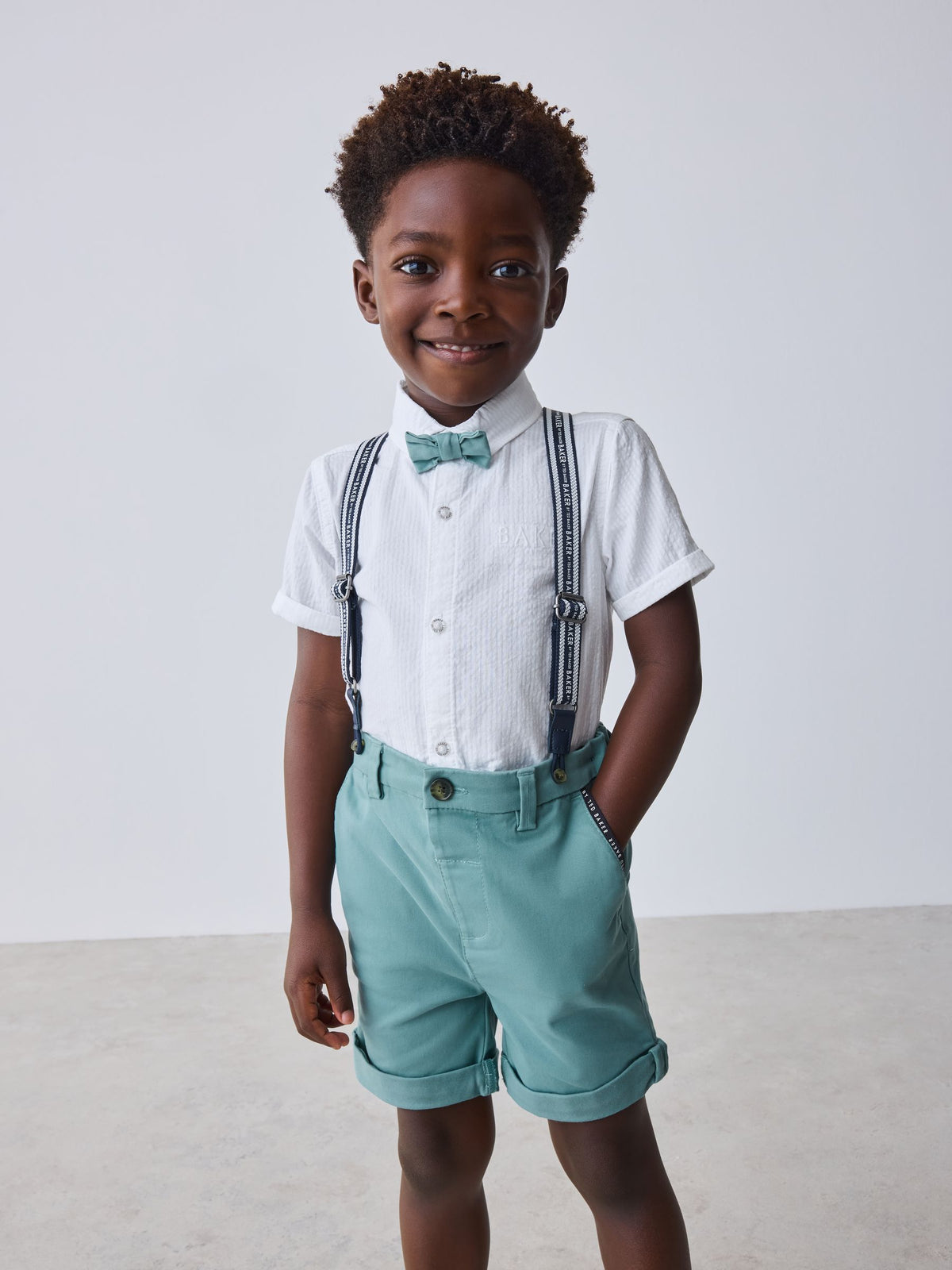 Baker by Ted Baker 3 Piece Shirt, Shorts and Braces Set - image 1