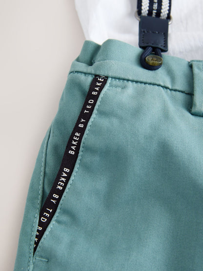 Baker by Ted Baker 3 Piece Shirt, Shorts and Braces Set - image 13