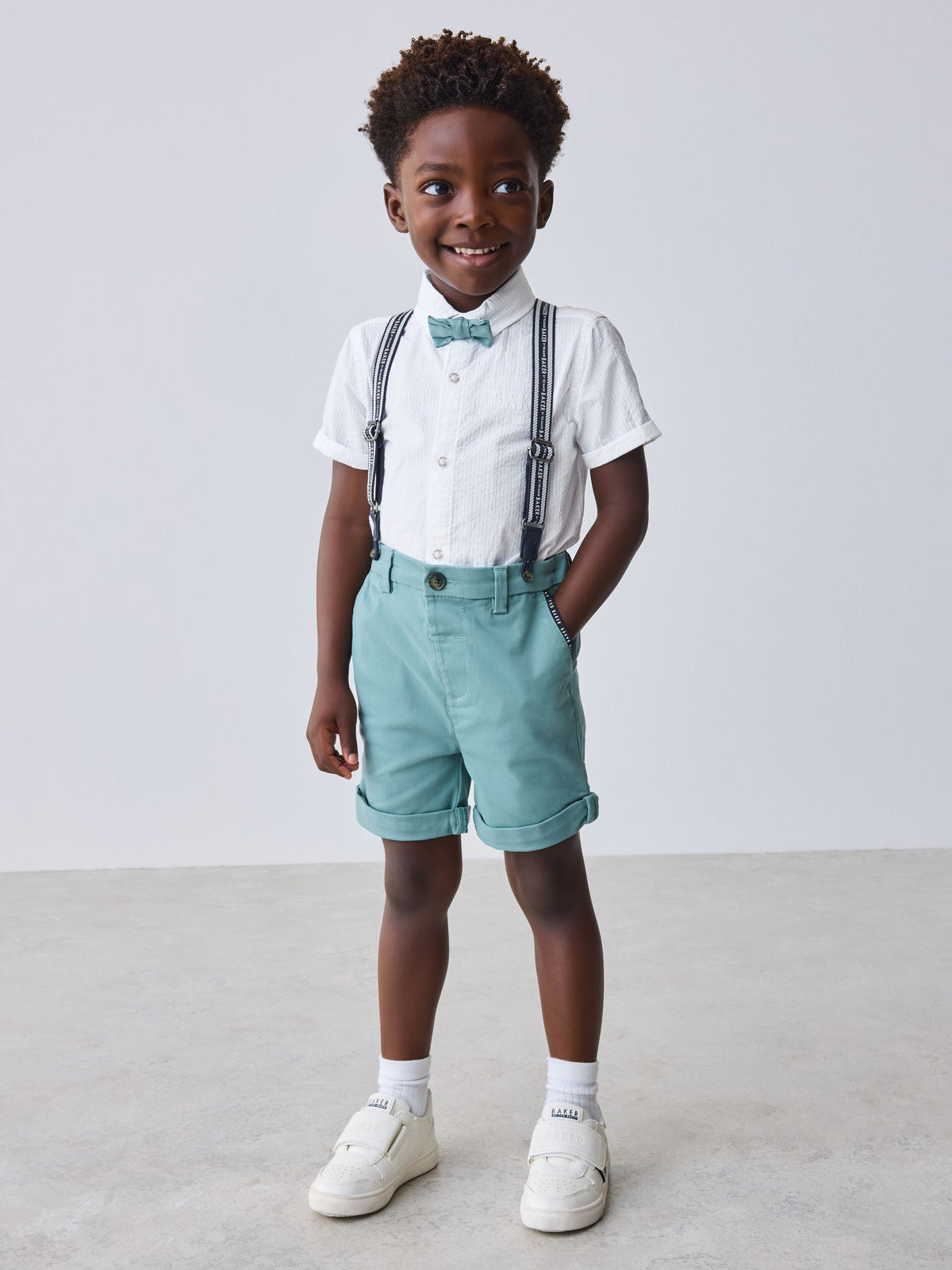 Baker by Ted Baker 3 Piece Shirt, Shorts and Braces Set - image 2