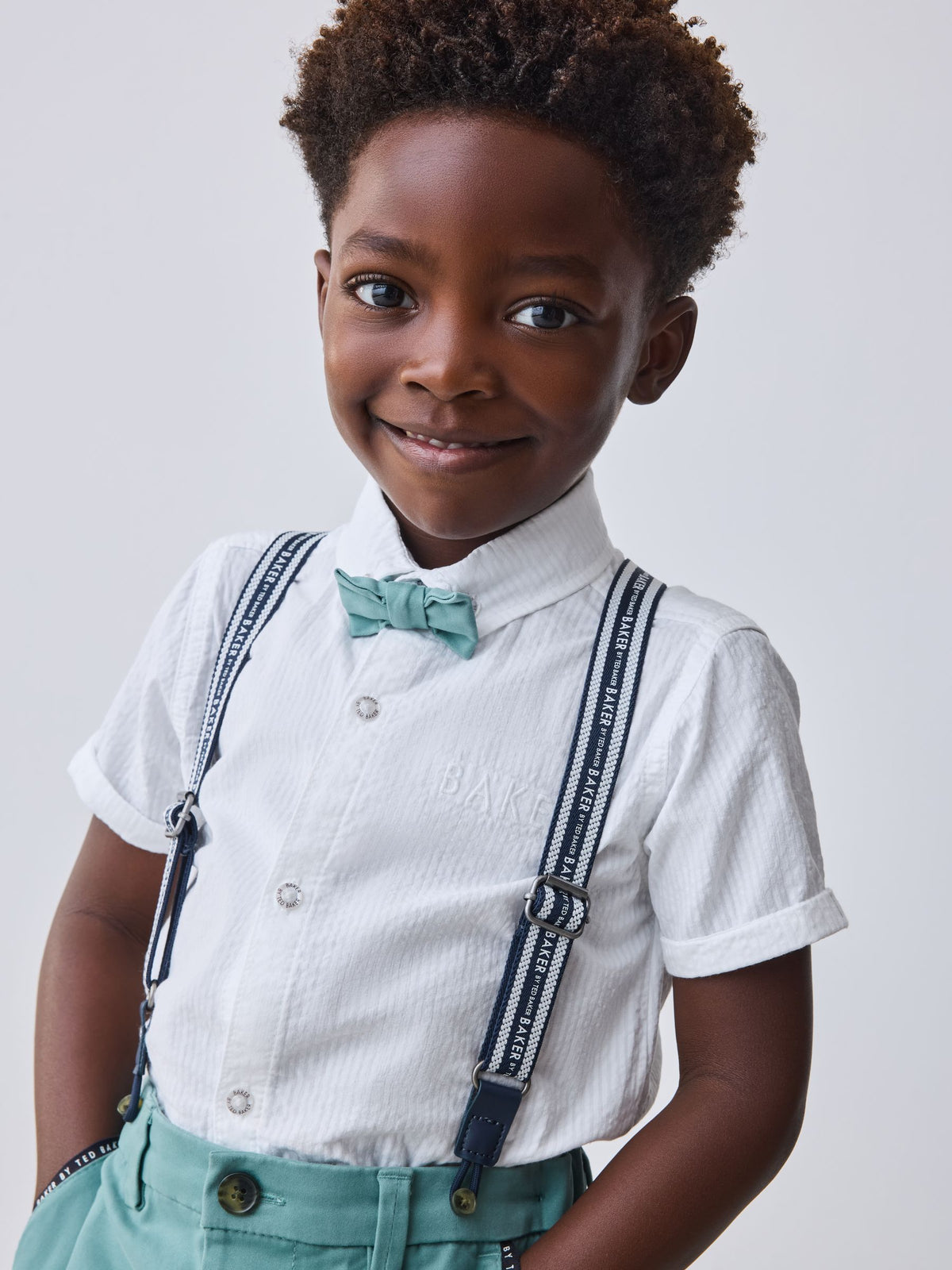 Baker by Ted Baker 3 Piece Shirt, Shorts and Braces Set - image 3