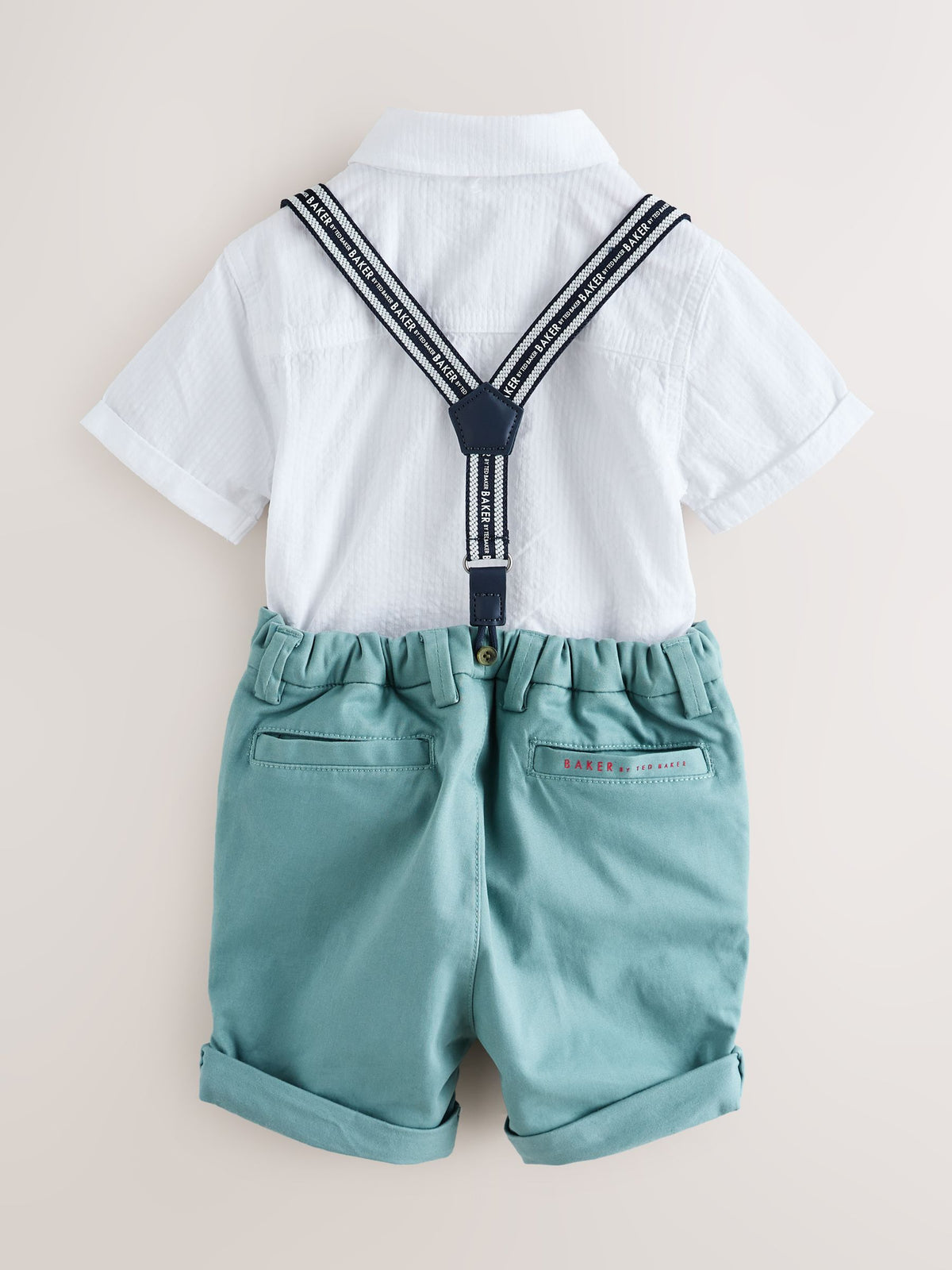 Baker by Ted Baker 3 Piece Shirt, Shorts and Braces Set - image 8