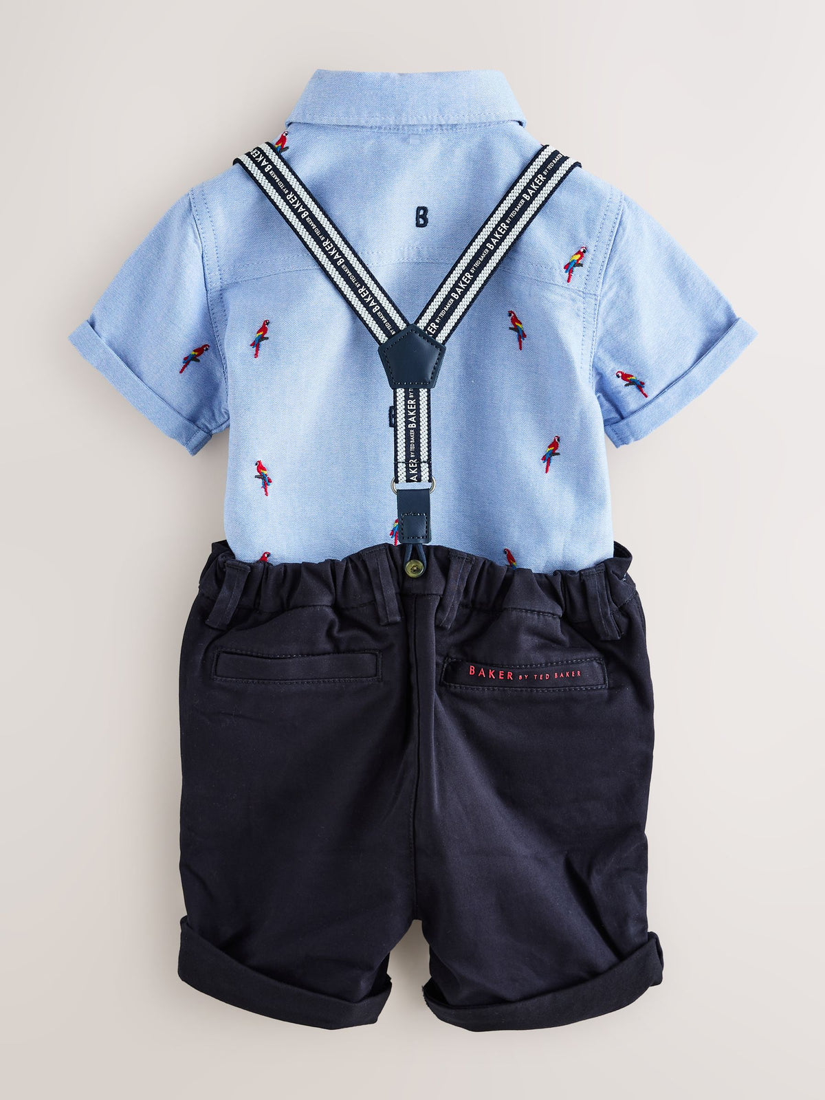 Baker by Ted Baker 3 Piece Shirt, Shorts and Braces Set - image 11