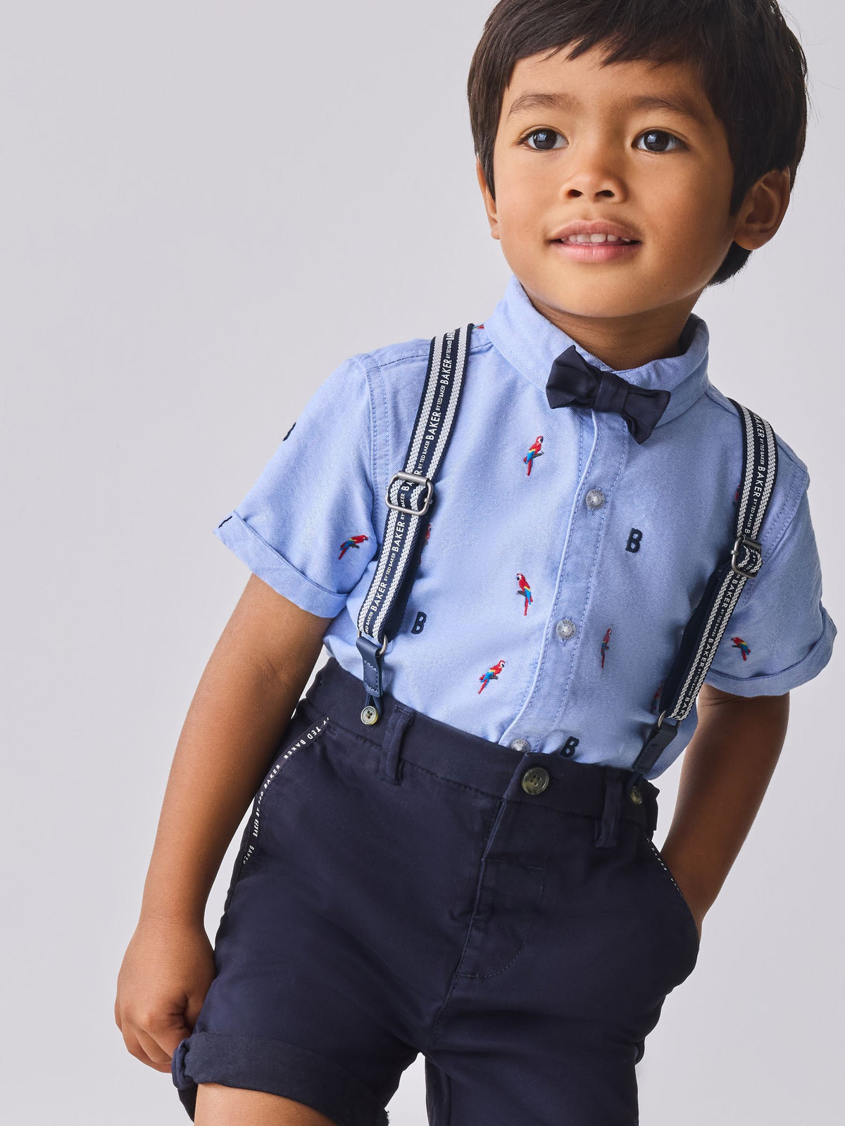 Baker by Ted Baker 3 Piece Shirt, Shorts and Braces Set - image 4
