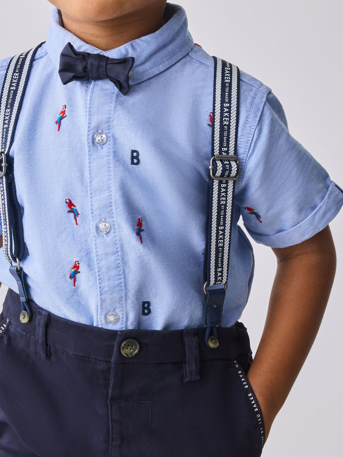 Baker by Ted Baker 3 Piece Shirt, Shorts and Braces Set - image 6