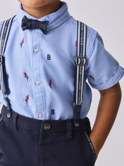 Baker by Ted Baker 3 Piece Shirt, Shorts and Braces Set - image 6