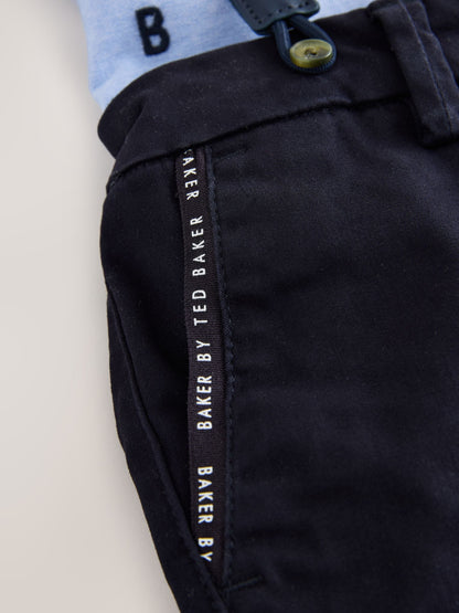Baker by Ted Baker 3 Piece Shirt, Shorts and Braces Set - image 9