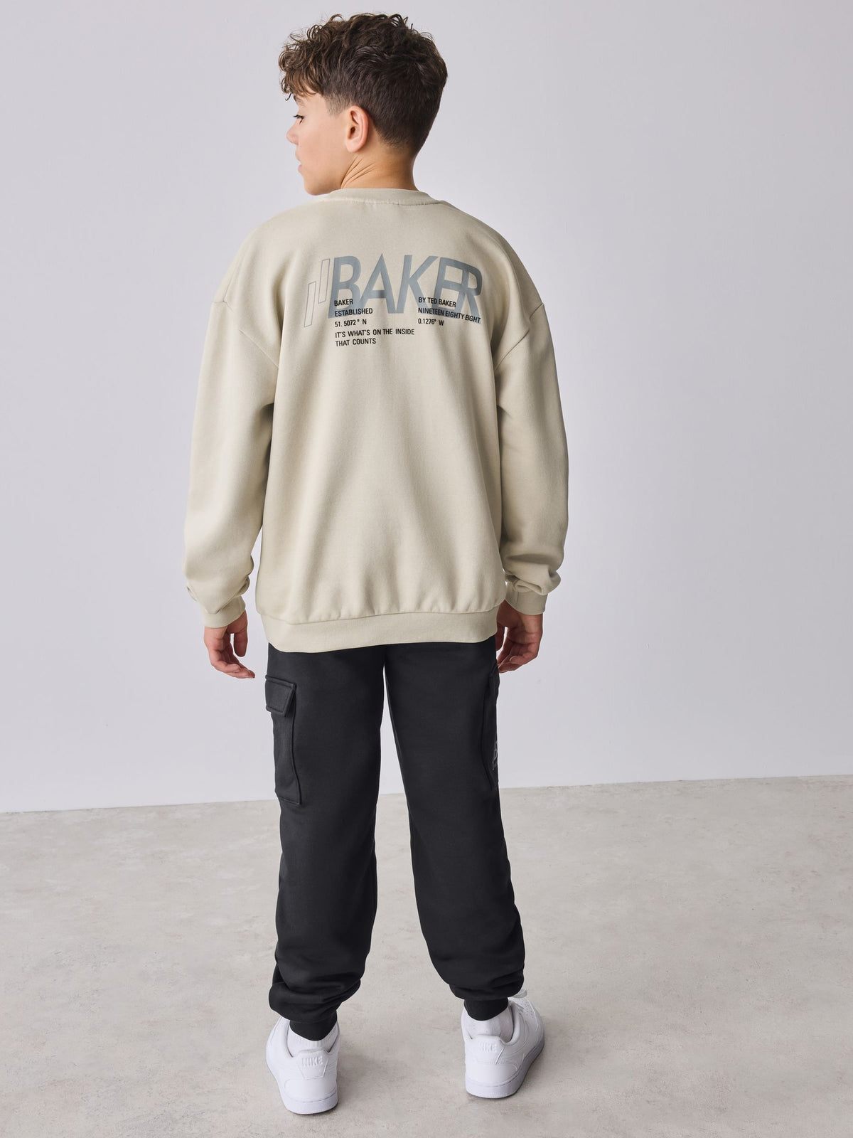 Baker by Ted Baker Sweatshirt and Cargo Joggers Set - image 2