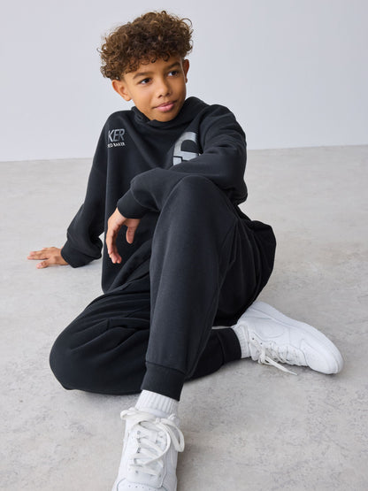 Dsiney Kidz - Baker by Ted Baker Oversized Graphic Hoodie and Joggers Set image 5