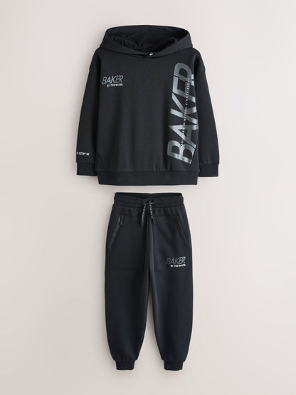 Dsiney Kidz - Baker by Ted Baker Oversized Graphic Hoodie and Joggers Set image 9