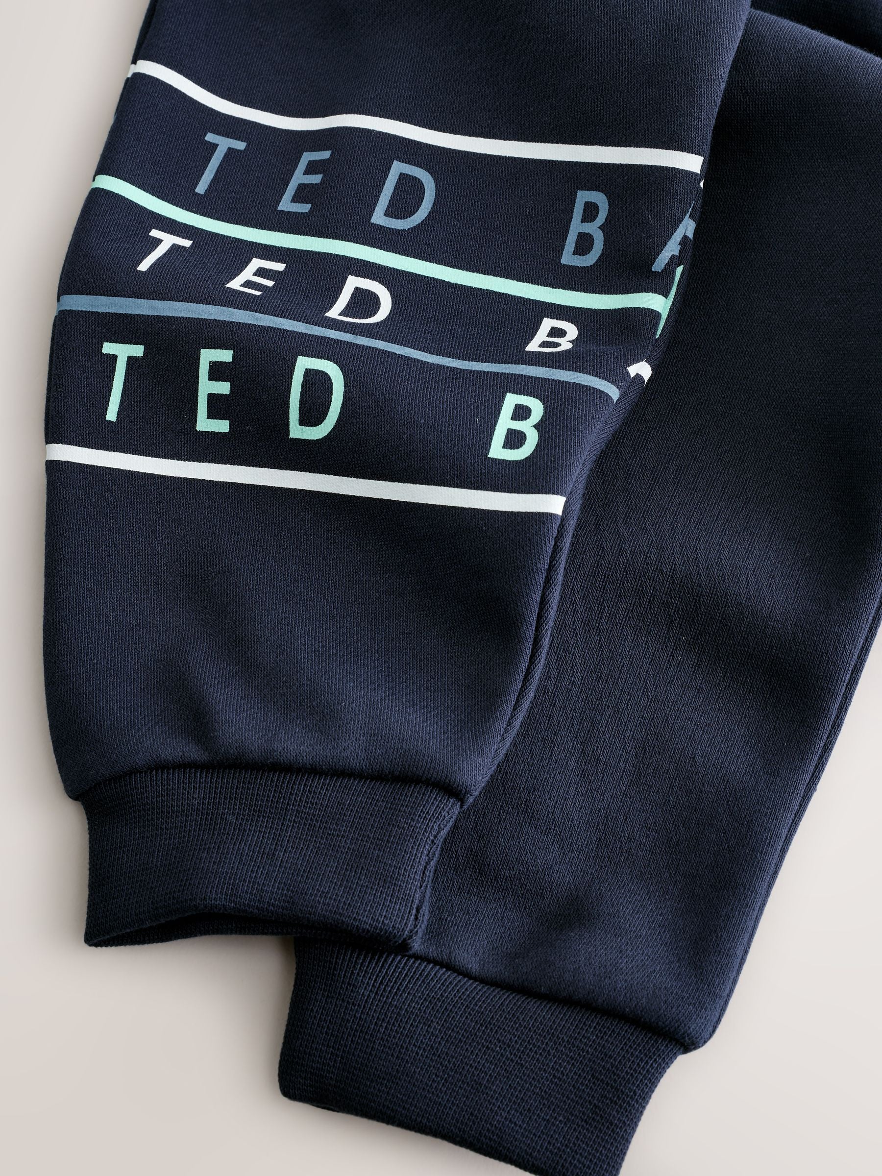 Baker by Ted Baker Oversized Navy Graphic Sweatshirt and Joggers Set image 9