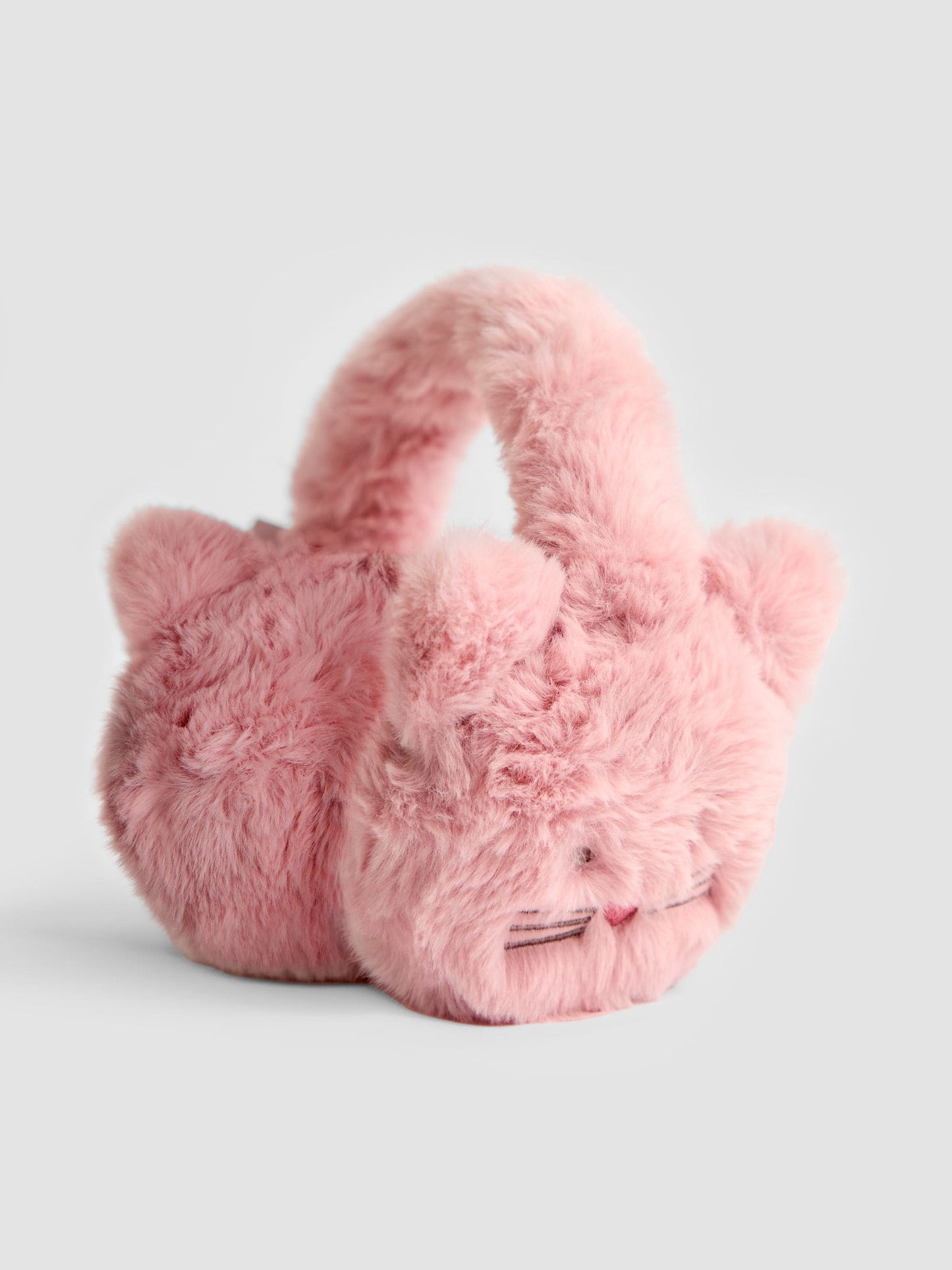 JoJo Maman Bébé Pink Cat Ears Muffs image 1