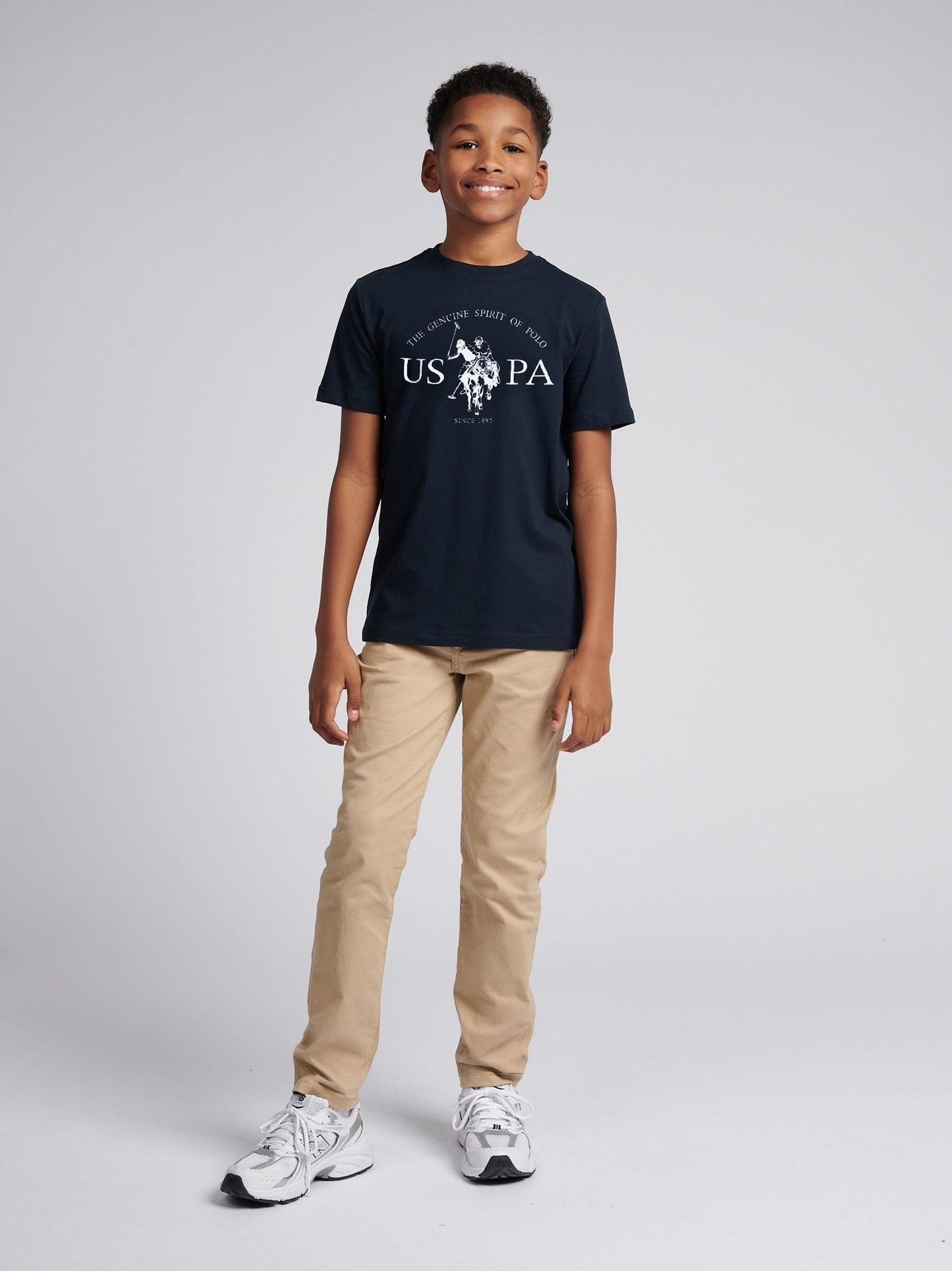 Dsiney Kidz - U.S. Polo Assn. Aqua Blue Graphic Print T-Shirt image 2