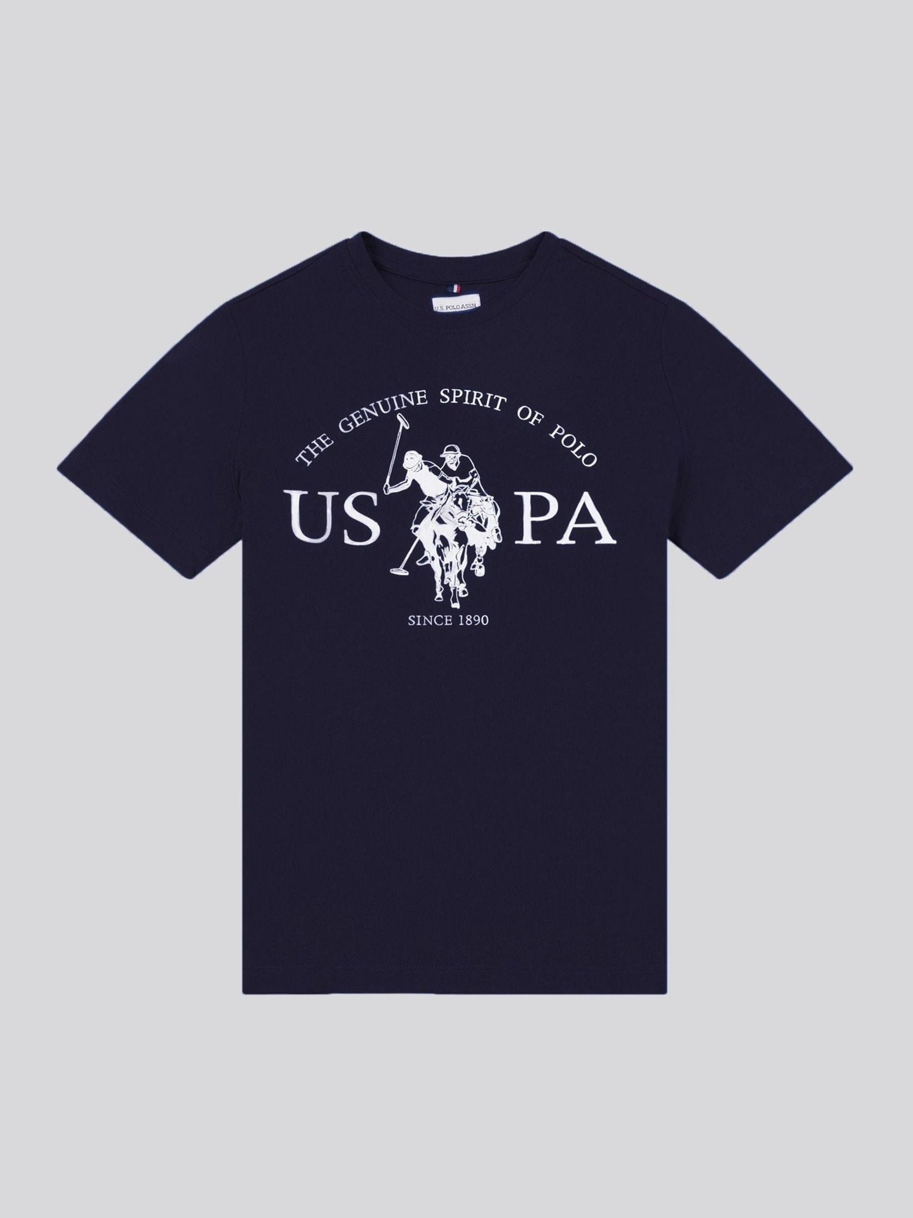 Dsiney Kidz - U.S. Polo Assn. Aqua Blue Graphic Print T-Shirt image 5